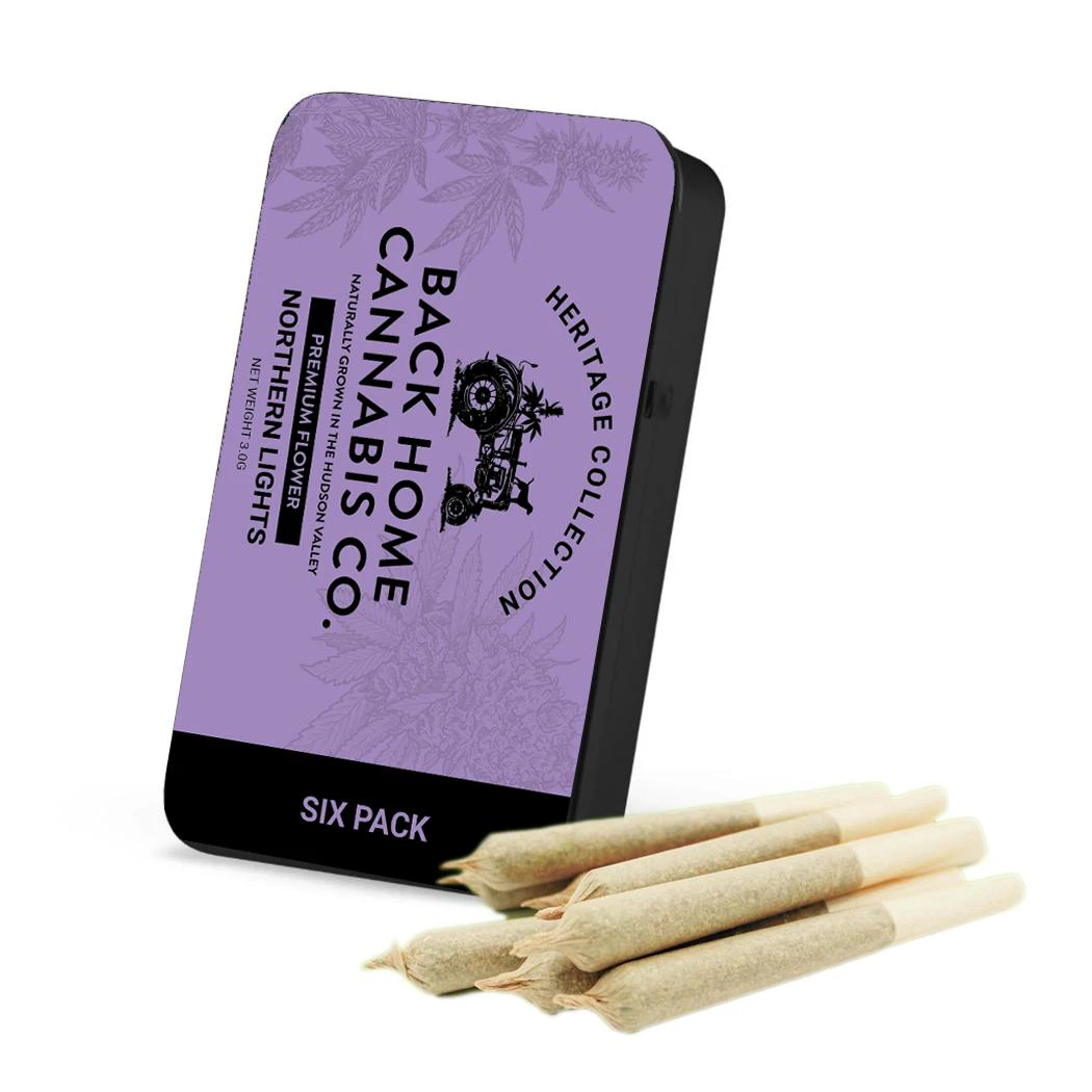 Back Home Cannabis Co. - Back Home Cannabis - Northern Lights - Pre-roll - 6 x 0.5g Main Image