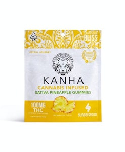 Kanha - Sativa Pineapple | 100mg THC Edible | Kanha