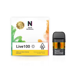 New Normal - Super Lemon Haze 1g Live Resin Pod