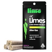 Lime - Alien Gas Mini Infused Preroll 5 pack