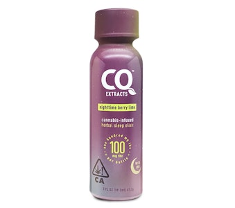 CQ Drinks - CQ Drinks - 100mg - 2.2oz - Nightime Berry Lime CBN