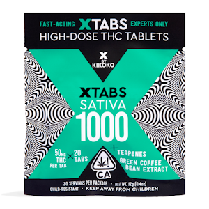  Kikoko Tablet Sativa X 1000mg 20-Pack (50mg ea)