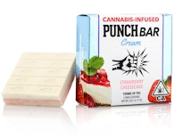 Punch Edibles - 100mg PunchBar Cream - Strawberry Cheesecake