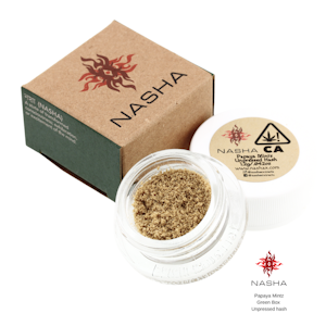 NASHA - Papaya Mintz - 1.2g (H) - Green Powder Hash - Nasha