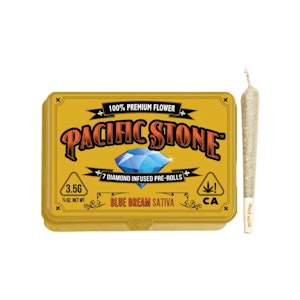 PACIFIC STONE - Pacific Stone Diamond Infused 7pk Prerolls - Blue Dream 41%