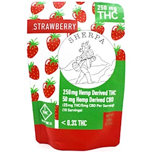 Sherpa - Sherpa | Strawberry D9/CBD | Edible