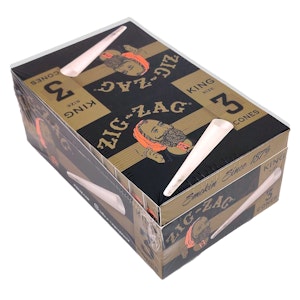 Sacramento Smoke and Vape - Zig Zag King Cones 3pk PD #35344