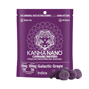 Kanha Nano - Galactic Grape Gummies 100mg
