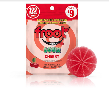 Froot - Sour Cherry | 100mg SINGLE Gummy | Froot