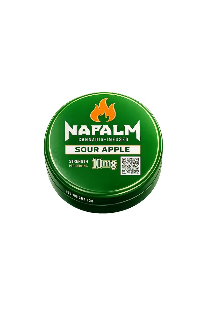 Napalm - Napalm | 10pk Gummies | Sour Green Apple | 100mg Main Image