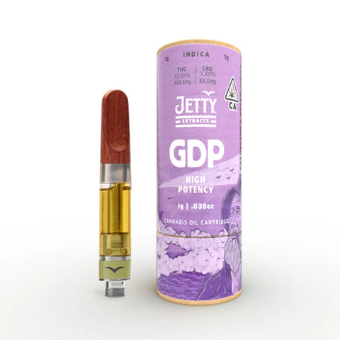 Jetty Extracts - Grandaddy Purps - High THC Cartridge (1g) Main Image