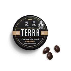 Terra Bites - Dark Chocolate Almonds Bites - 5:5 - 100mg - Terra