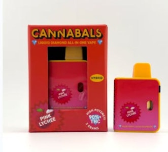 CANNABALS - Cannabals - Pink Lychee - Live Liquid Diamond 2g AIO