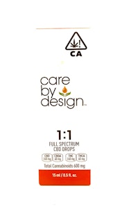 Care by Design - CARE BY DESIGN: 480MG SUB-LINGUAL DROPS (1:1)