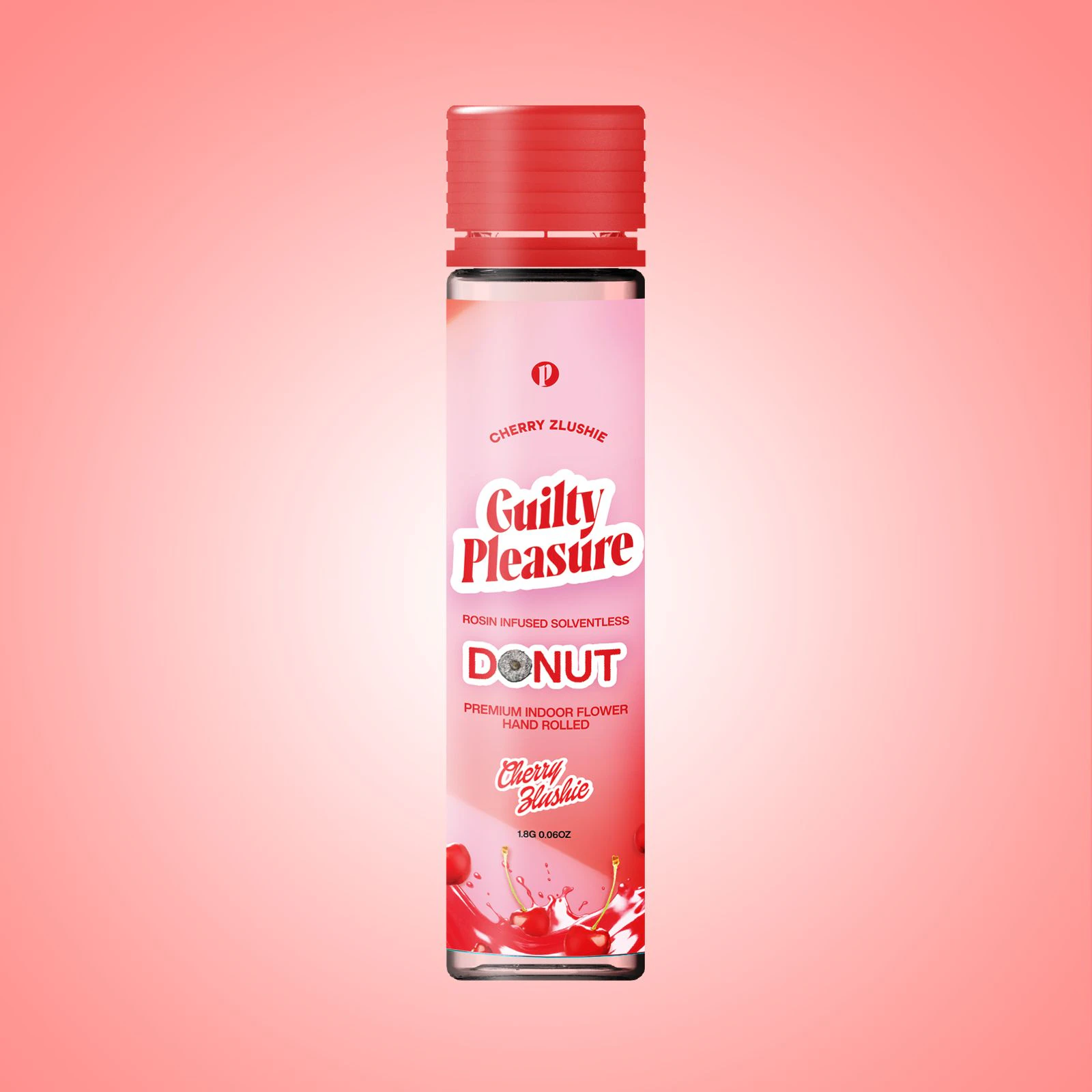 GUILTY PLEASURES - Guilty Pleasure | Cherry Zlushie | 1.8G Rosin Infused Solventless Preroll Main Image