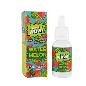 SUPER WOW - 1,010mg THC Watermelon Drops Tincture 30ml - SuperWow