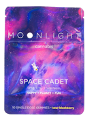 Moonlight Space Cadet Gummies 5mg - Sour Blackberry- 10ct