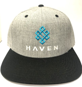 Haven - Main Collection - Heather Grey w/ Black Rim Logo Hat
