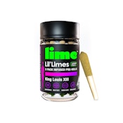 Lime - King Louis 5 Pack Mini Infused Prerolls 2.5g