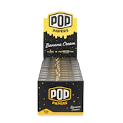 Pop Papers - Banana Cream 1.25 Rolling Paper with Flavored Tip