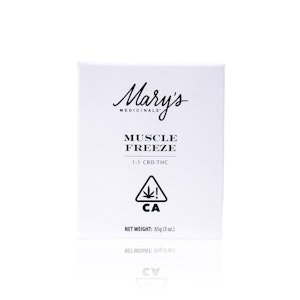 MARY'S MEDICINAL - MARY'S MEDICINAL - Topical - Muscle Freeze - 1:1 - 3 OZ