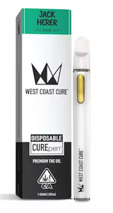 WEST COAST CURE - WCC CUREPen Disposable 1g - Jack Herer 88%