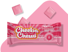 Cheeba Chews - Strawberry Taffy - Sativa - 100mg Total