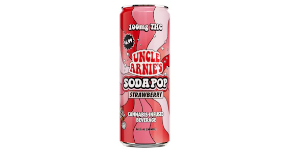 Uncle Arnies - Uncle Arnie's - Strawberry Soda - 12oz