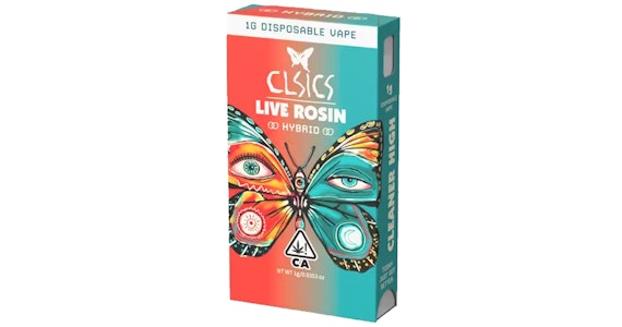 CLSICS - CLSICS Tropicana Punch Live Rosin Disposable Vape 1g