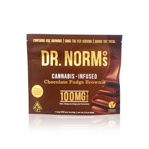 DR. NORM'S - DR. NORM'S - Edible - Chocolate Fudge Brownie - 100MG 