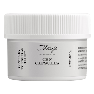MARY'S MEDICINALS - CBN 50mg Capsules 5pk - Mary's Medicinals