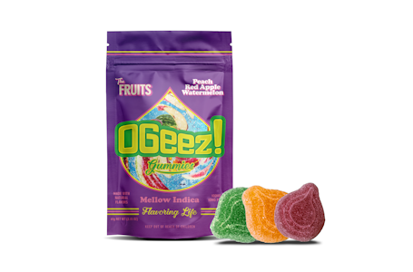 OGEEZ - OGeez! | 10pk Gummies | The Fruits, Mellow Indica | 100mg