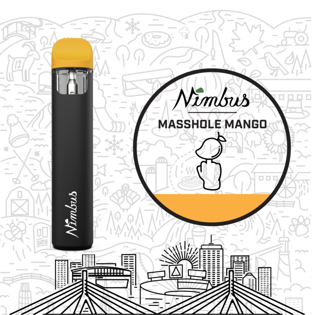 Masshole Mango | 0.5g Disposable | TAX INCLUDED - Clinton... Masshole Mango | 0.5g Disposable | TAX INCLUDED - Clinton...