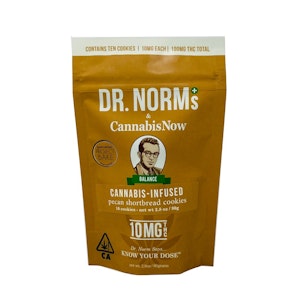 Dr. Norm - 100mg THC Dr. Norm's - Pecan Shortbread Cookies (10mg - 10 pack)