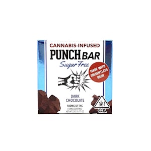PUNCH EXTRACTS - PUNCH EDIBLES: SUGAR-FREE SOLVENTLESS HASH DARK CHOCOLATE 100MG