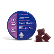 PLUS - Edible - Midnight Berry - Sleep 10:5:5 - THC:CBD:CBN - Rosin - 10PK - 100MG
