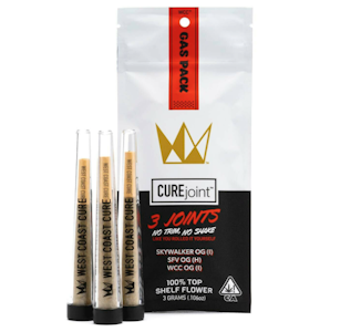 WEST COAST CURE - West Coast Cure - Gas Pack - 3pk PreRolls