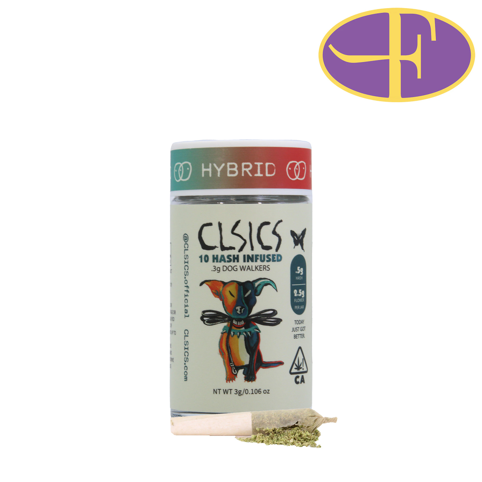 CLSICS - Pink Cookies x Tropicana Cherry Hash Infused Pre-Roll Pack (10pk) Main Image
