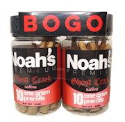 Noah's Premium BOGO Ghost Crack Prerolls 2pk (S) 10g