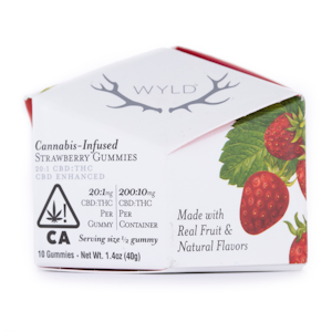 Wyld - Raspberry Sativa Gummies 100mg