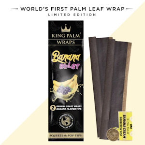 King Palm - King Palm Banana Blast XL Wraps