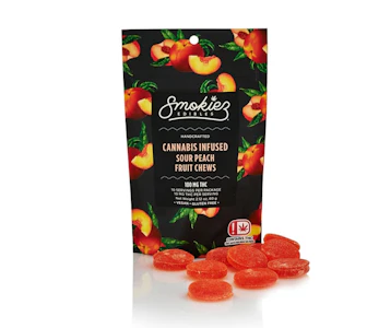 SMOKIEZ - Sour Peach (100mg) Gummies (S)