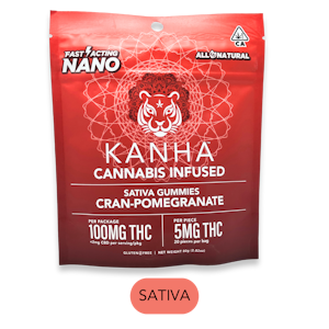 KANHA - Kanha - NANO - Cran Pomegranate - Gummies - 20pk - 100mg