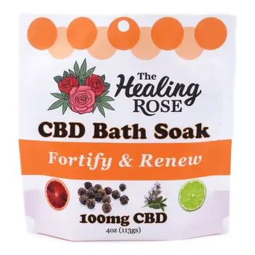 Healing Rose - Fortify & Renew CBD Bath Soak Main Image