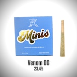 Lobo - Minis 7-pack half gram infused joints - Venom OG - 3.5g