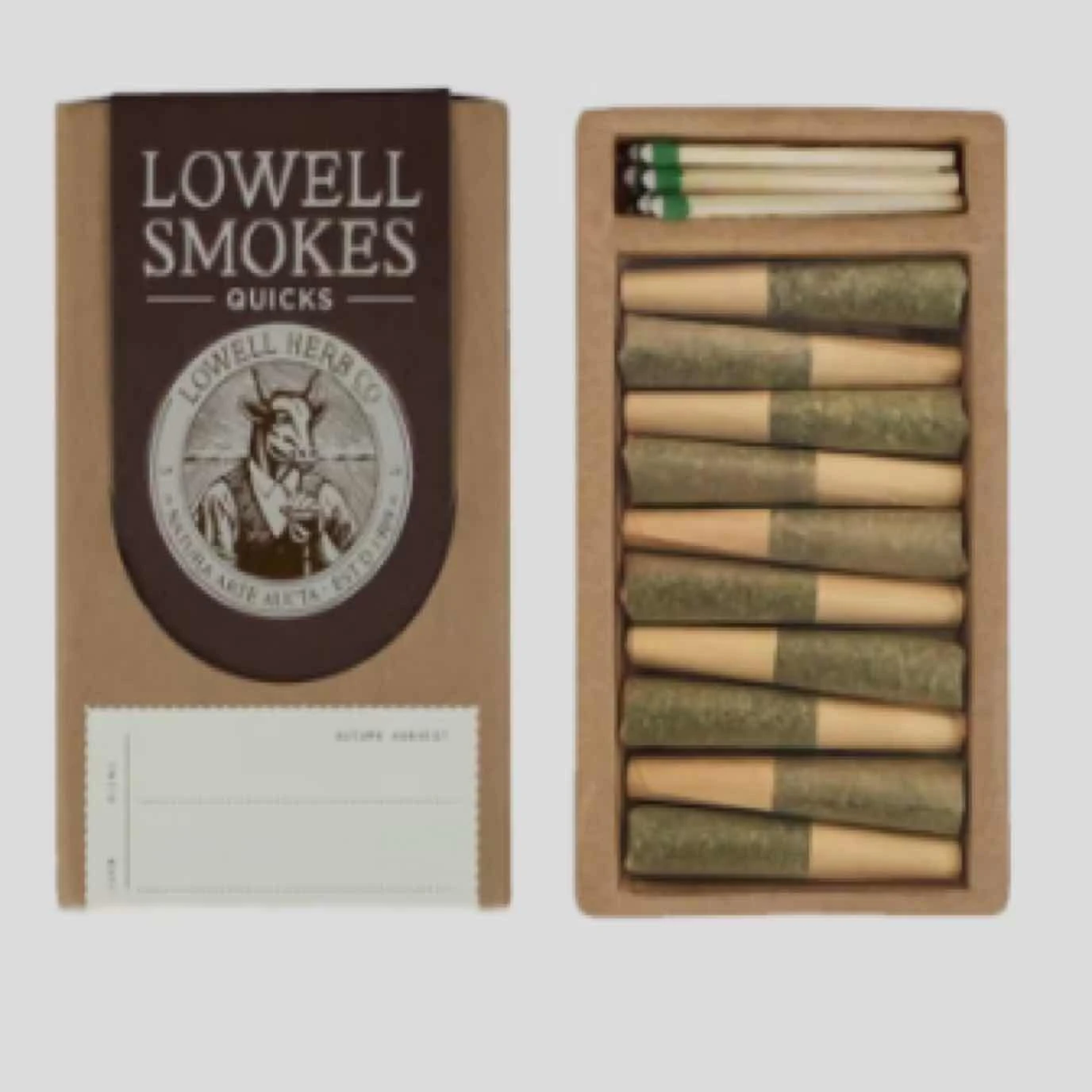Lowell - [Lowell] Quicks Preroll 10 Pack - 3.5g - The Creative Sativa (S) Main Image