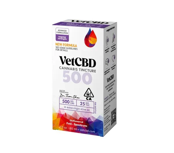 VETCBD - Vet CBD Regular Strength 20:1 CBD Tincture 500mg 2oz Main Image