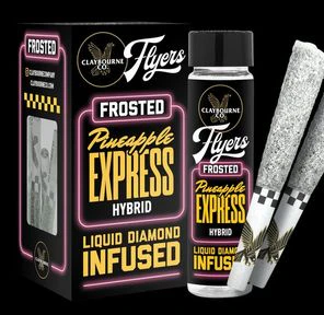 Claybourne Co. - [Claybourne Co.] Frosted Flyers 5 Pack Prerolls - 2.5g - Pineapple Express (H) Main Image