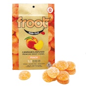 Froot Peach 1:1 CBD:THC Gummies 100mg