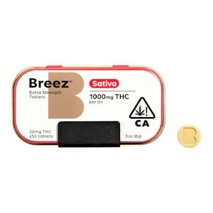 Breez - Breez - 1000mg - 50ct - Extra Strength Sativa Tablets